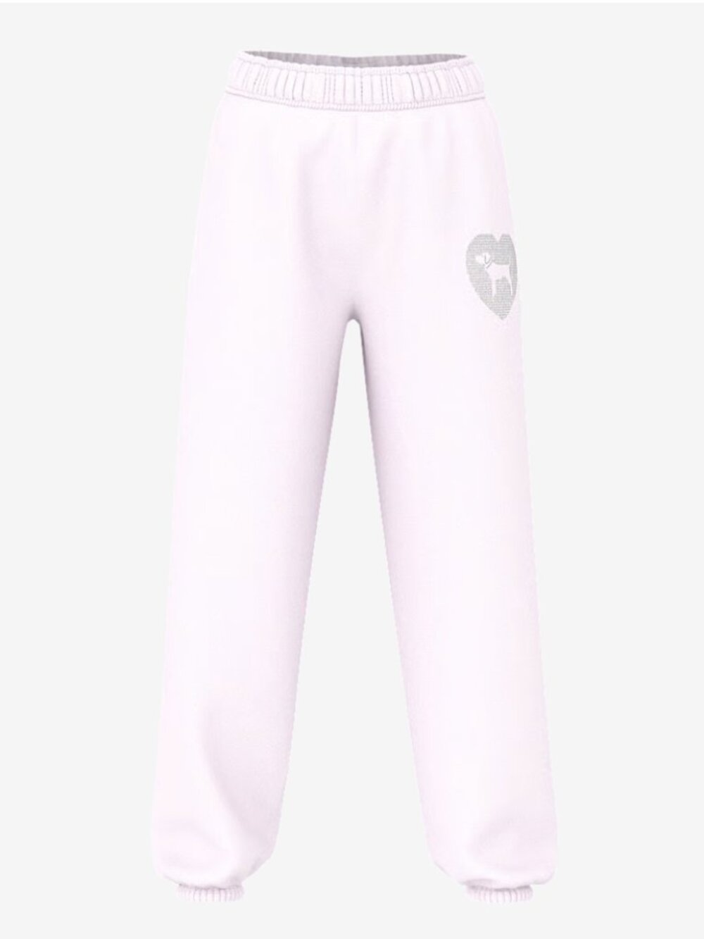 PINK Victoria's Secret Campus Fleece Sweatpants Large Long - NWT - Picture 3 of 6